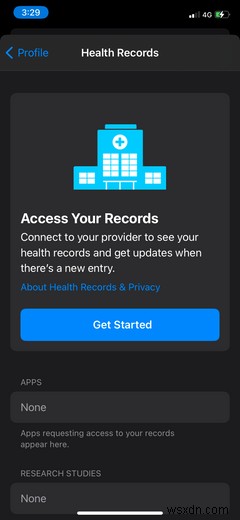 Cách thêm hồ sơ y tế chính thức của bạn vào ứng dụng iPhone Health 