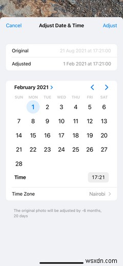 Cách điều chỉnh ngày, giờ và vị trí ảnh của bạn trong iOS 15 