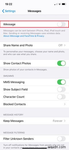 Cách sửa lỗi iMessage không được gửi trên iPhone của bạn 