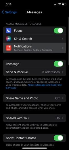 Cách ngăn tin nhắn đổ chuông hai lần trên iPhone của bạn 
