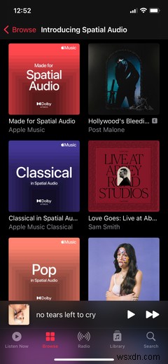 Cách bật Dolby Atmos và Âm thanh không gian cho Apple Music 