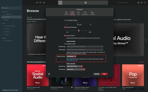 Cách bật Dolby Atmos và Âm thanh không gian cho Apple Music 