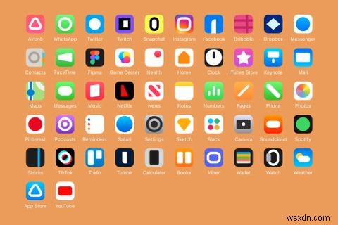 25 Gói biểu tượng ứng dụng iPhone tuyệt vời để tùy chỉnh màn hình chính của bạn 