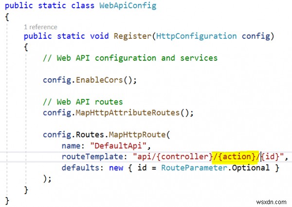 Làm cách nào chúng ta có thể gán tên bí danh cho phương thức hành động trong C # ASP.NET WebAPI? 
