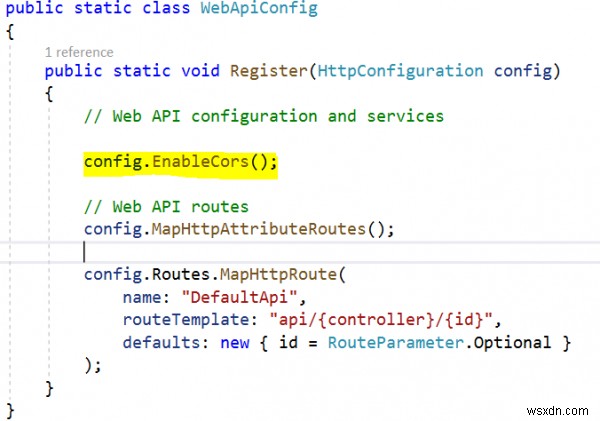 Làm thế nào để giải quyết vấn đề CORS trong C # ASP.NET WebAPI? 