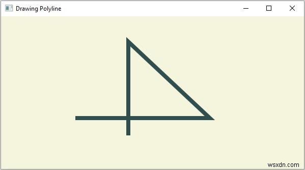 Cách tạo Polyline bằng JavaFX? 