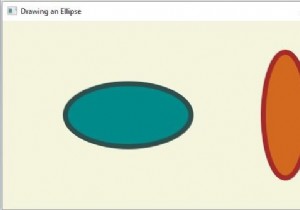 Làm thế nào để tạo một Ellipse bằng JavaFX? 