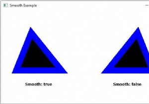 Giải thích thuộc tính mượt mà của các hình dạng 2D trong JavaFX 