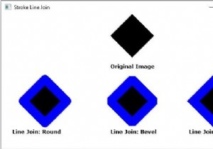 Giải thích thuộc tính Stroke Line Join của các hình dạng 2D trong JavaFX 