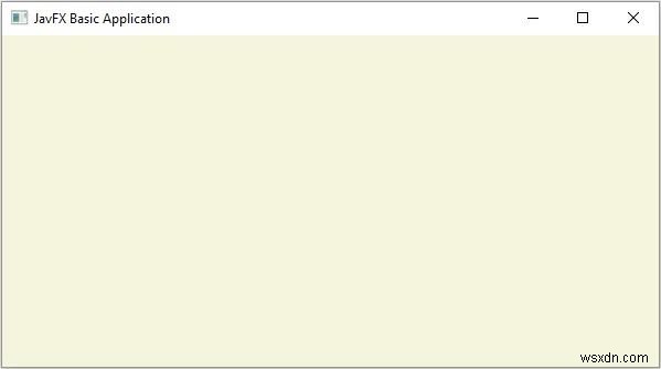 Làm thế nào để tạo một ứng dụng cơ bản JavaFX? 