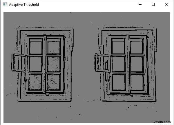 Giải thích Ngưỡng thích ứng OpenCV bằng Java Ví dụ 