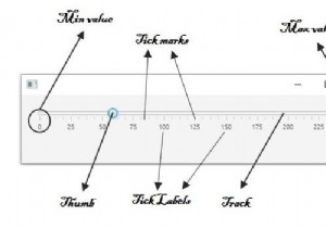 Cách tạo thanh trượt JavaFX bằng hai ngón tay cái? 
