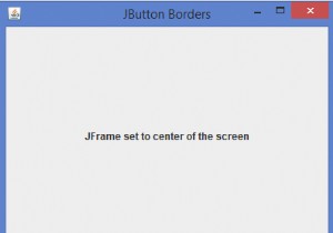 Làm thế nào để hiển thị một JFrame ở giữa màn hình trong Java? 