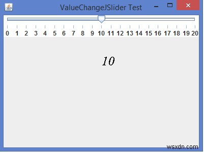 Làm cách nào để phát hiện sự thay đổi giá trị của một JSlider trong Java? 
