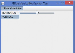 Làm cách nào để thay đổi vị trí của JSlider thành ngang / dọc theo lập trình trong Java? 