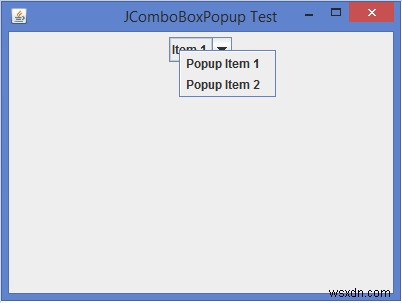 Làm cách nào chúng ta có thể hiển thị menu bật lên khi người dùng nhấp chuột phải vào JComboBox trong Java? 