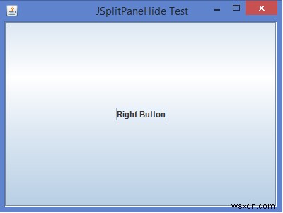 Làm cách nào chúng ta có thể ẩn ngăn bên trái / bên phải của JSplitPane theo lập trình trong Java? 