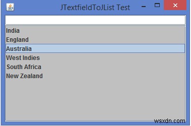 Làm cách nào để đọc giá trị đầu vào từ JTextField và thêm vào JList trong Java? 