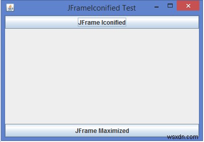 Làm cách nào chúng ta có thể thu nhỏ / tối đa hóa một JFrame theo lập trình trong Java? 