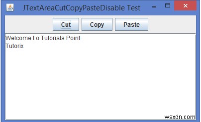 Làm cách nào để tắt chức năng cắt, sao chép và dán của JTextArea trong Java? 