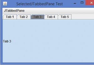 Cách làm nổi bật tab được chọn của JTabbedPane trong Java