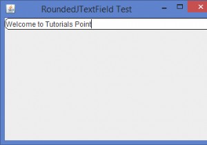 Cách triển khai JTextField bo tròn (rounded) trong Java