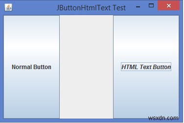 Làm cách nào chúng ta có thể triển khai văn bản HTML của JButton trong Java? 