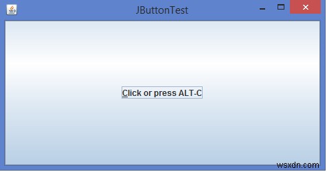 Làm thế nào chúng ta có thể đặt phím tắt cho một JButton trong Java? 