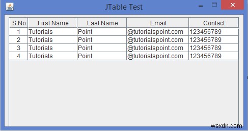 Làm cách nào để thay đổi độ rộng từng cột của JTable trong Java? 