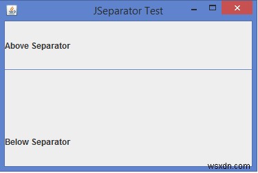 Tầm quan trọng của lớp JSeparator trong Java là gì? 