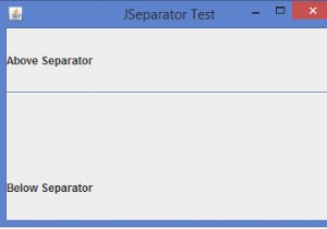 Tầm quan trọng của lớp JSeparator trong Java là gì? 