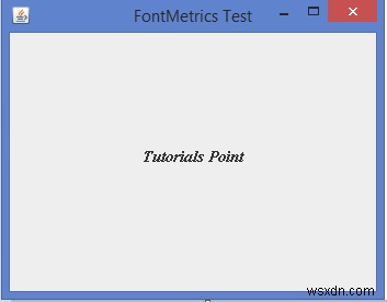 Sự khác biệt giữa Font và FontMetrics trong Java là gì? 