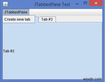 Làm cách nào chúng ta có thể thêm các tab mới vào JTabbedPane từ một JMenu trong Java? 