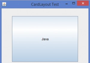 Tầm quan trọng của lớp CardLayout trong Java là gì? 
