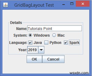 Tầm quan trọng của lớp GridBagConstraints trong Java là gì? 