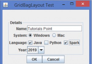 Tầm quan trọng của lớp GridBagConstraints trong Java là gì? 