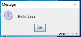 Các loại hộp thoại JOptionPane trong Java là gì? 