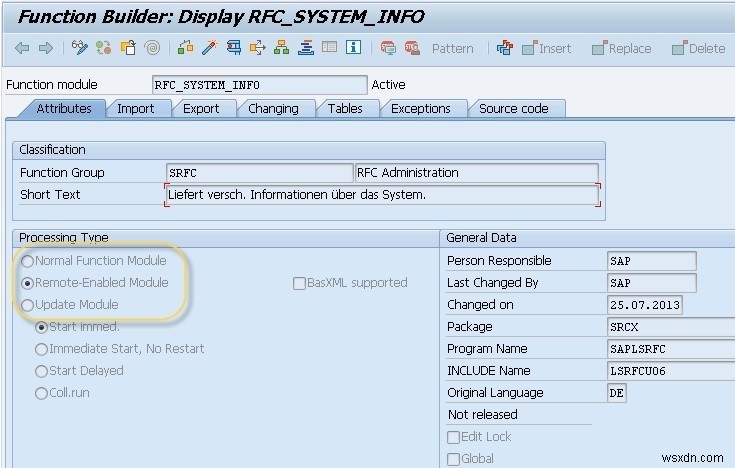 Cần có quyền người dùng để thực hiện cuộc gọi đến Mô-đun chức năng SAP RFC RFC_SYSTEM_INFO từ ứng dụng JAVA 