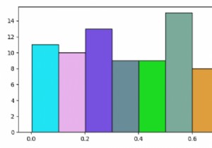 Làm cách nào để chỉ định các màu khác nhau cho các thanh khác nhau trong biểu đồ Python matplotlib? 