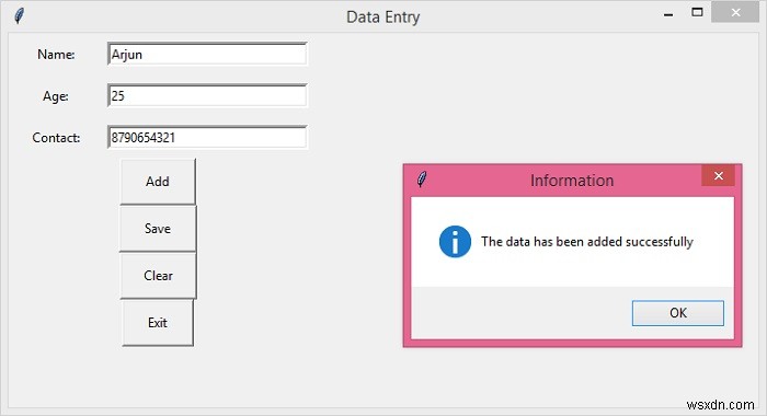 Python Tkinter - Làm cách nào để xuất dữ liệu từ Trường nhập sang tệp CSV? 