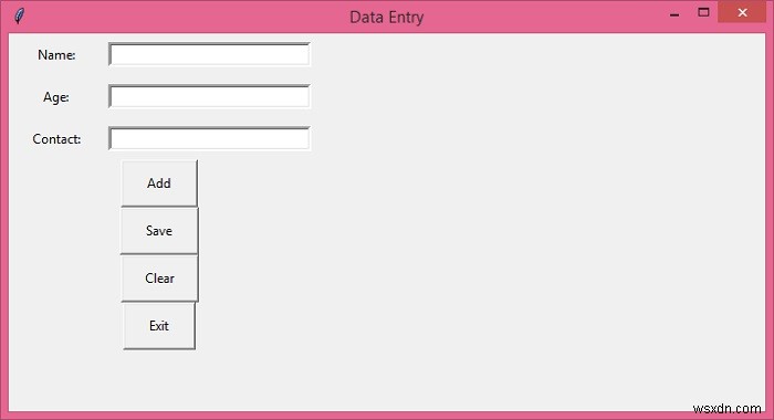 Python Tkinter - Làm cách nào để xuất dữ liệu từ Trường nhập sang tệp CSV? 