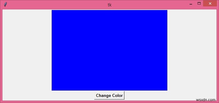 Làm cách nào để thay đổi động màu nền của Canvas tkinter? 