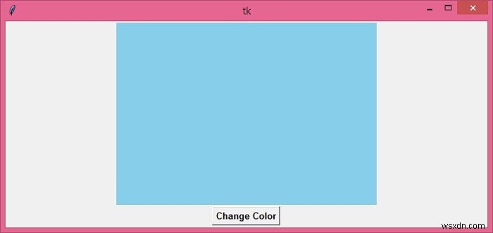 Làm cách nào để thay đổi động màu nền của Canvas tkinter? 