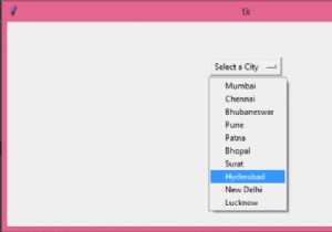 Làm cách nào để gọi một hàm bằng tiện ích OptionMenu trong Tkinter? 