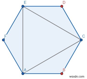 Chương trình đếm số tam giác cân từ đa giác đều đỉnh màu trong Python 
