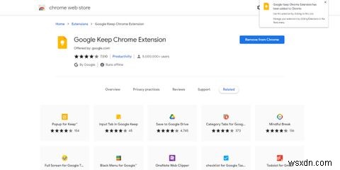 Cách sử dụng Tiện ích mở rộng Google Keep dành cho Chrome 