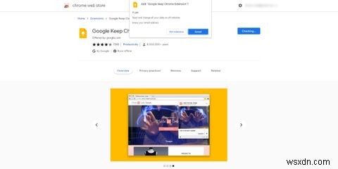Cách sử dụng Tiện ích mở rộng Google Keep dành cho Chrome 
