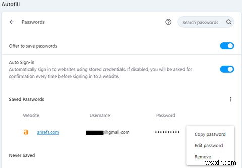 Cách xem và xóa mật khẩu đã lưu của bạn trong Chrome, Firefox, Edge và Opera