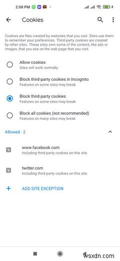 Cách tắt hoặc bật cookie trong Chrome, Firefox và Edge 