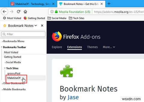 Cách thêm ghi chú vào dấu trang trong Chrome và Firefox 
